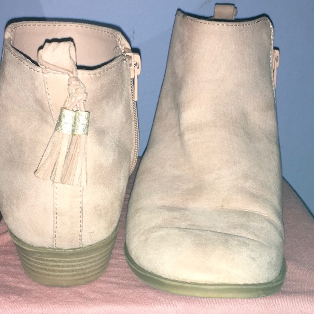Pink justice booties
